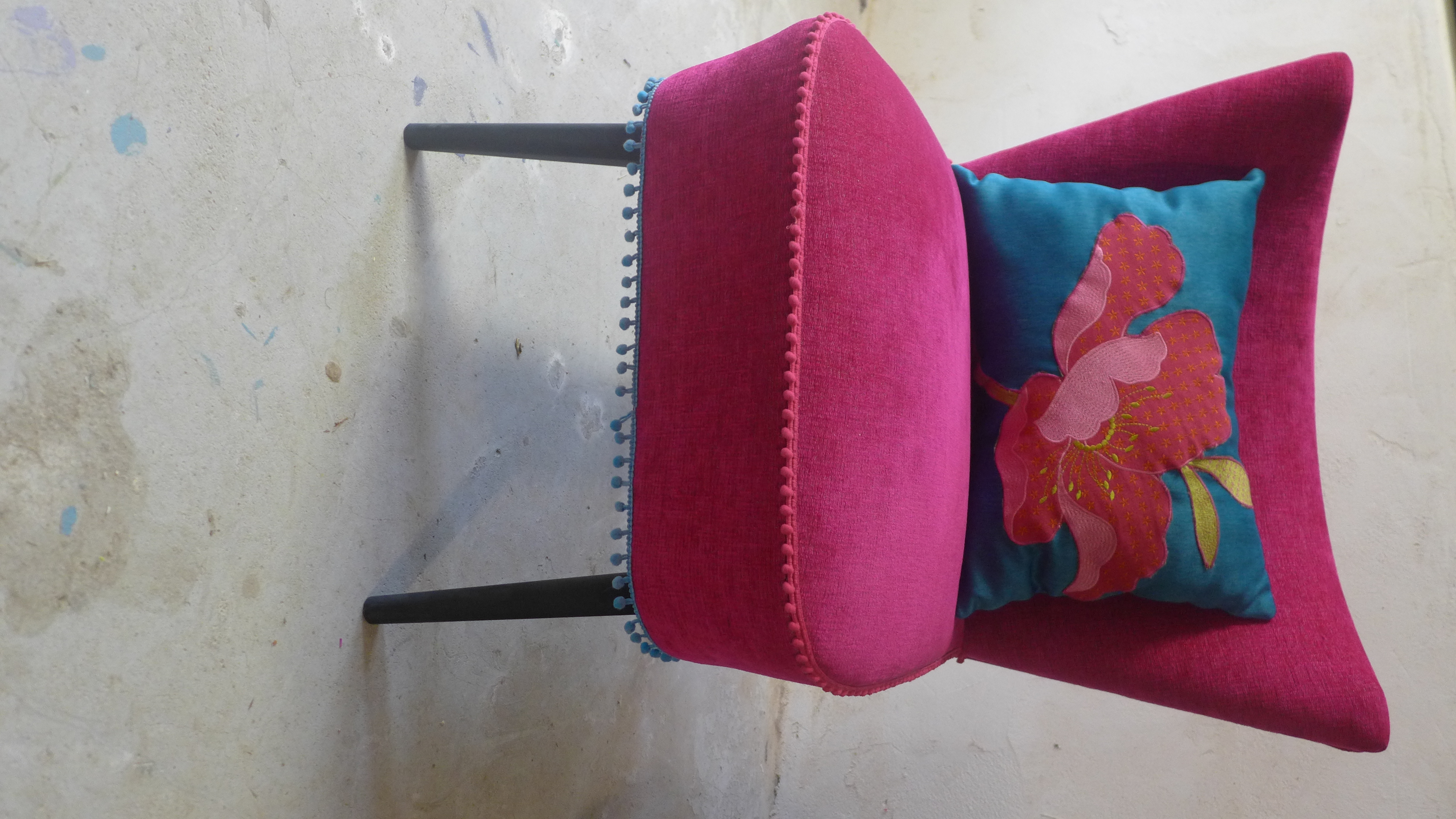 fauteuil pink